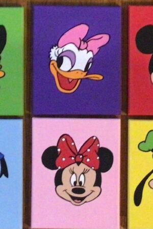 Mickey and friends art
