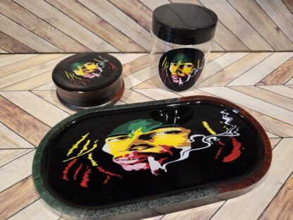 Bob Marley rolling tray set