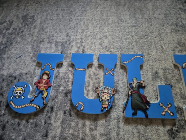one piece letters