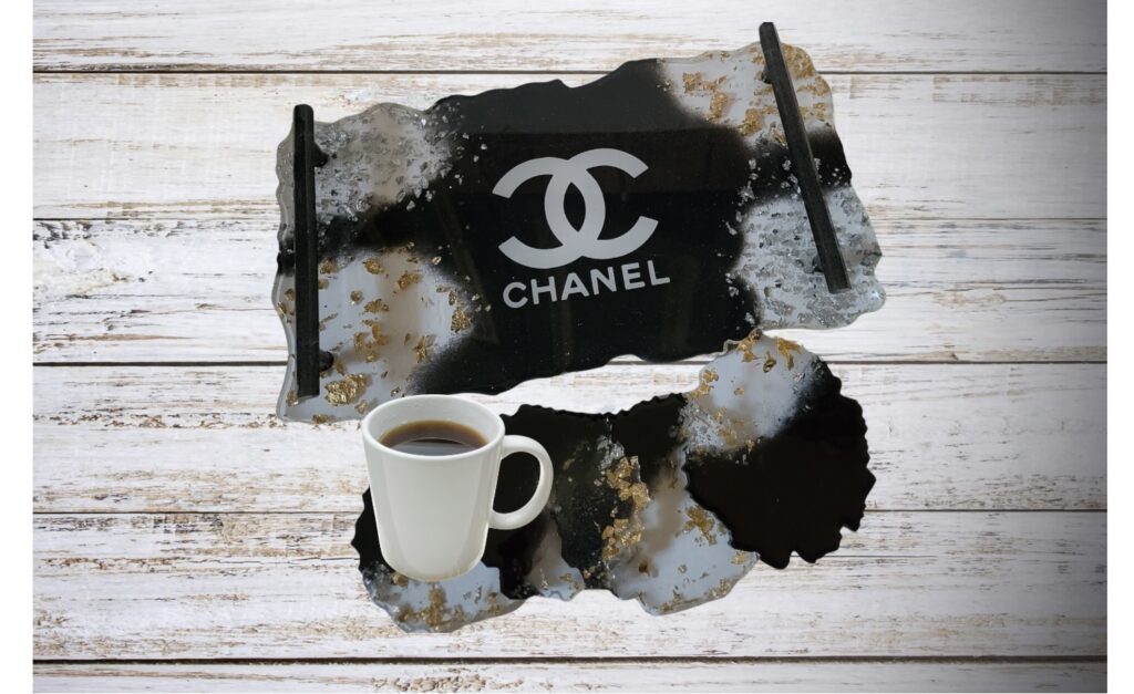 chanel tray for table