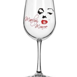 Marilyn Monroe wine glass