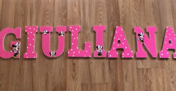 minnie mouse letters