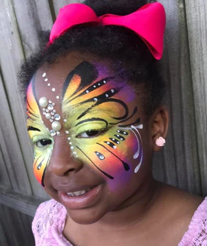 butterfly facepaint