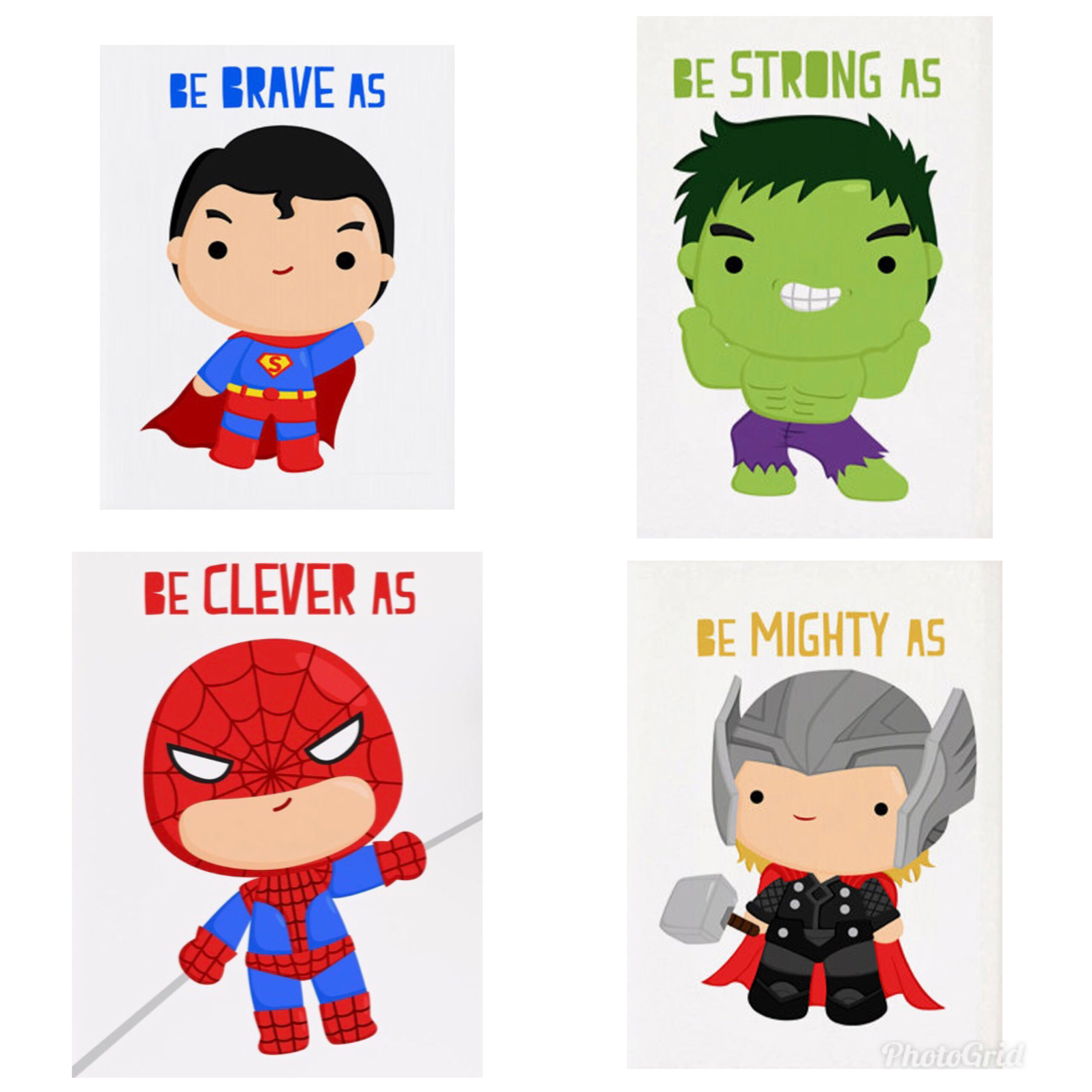 little super hero art