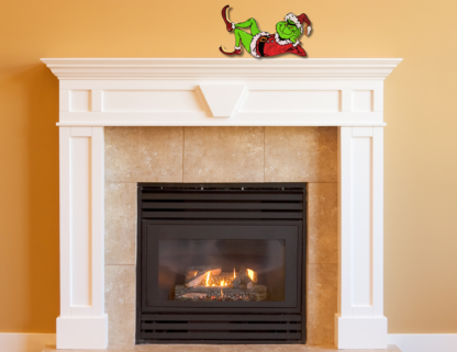 Grinch mantle piece