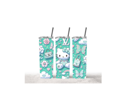 lv hello kitty tumbler wrap