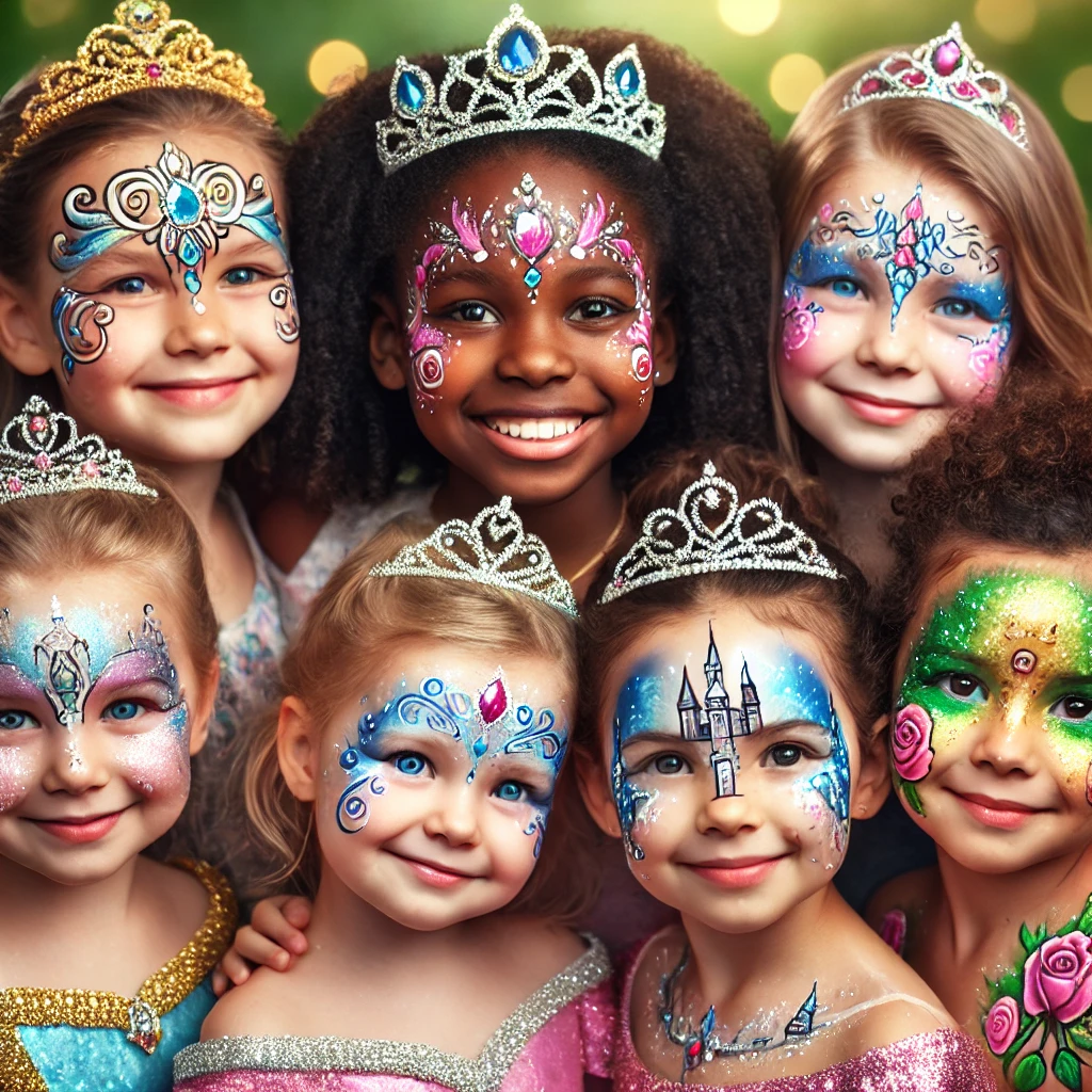 princess face paint